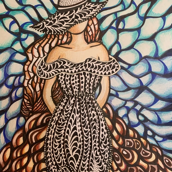 - Summer Love- 8 by 10 print of an original - Picture 2 of 2